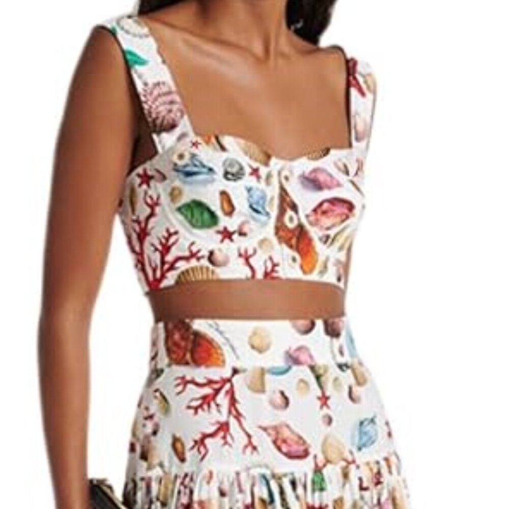 2 Piece Skirt Sets for Women Animal Printed